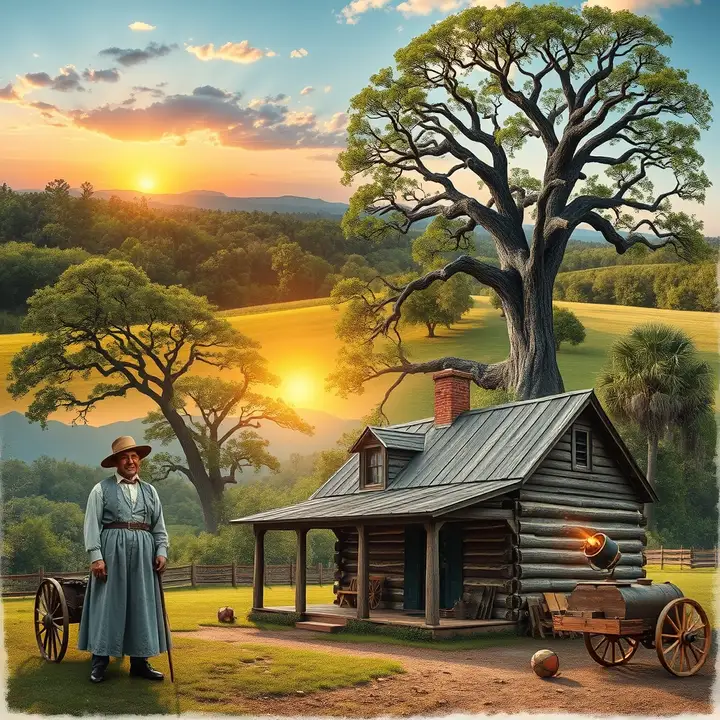 Understand constructing the First Log Cabins